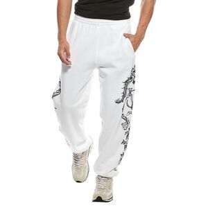 Givenchy Mens  Baroque Print Jogger, White